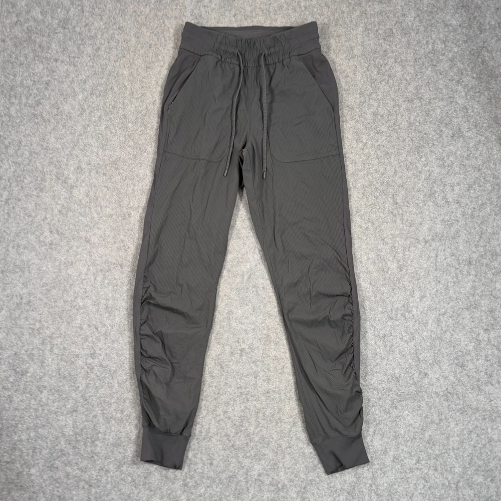 Lululemon Athletica Graphite Grey Beyond The Studio Joggers Pants Women's Size 4